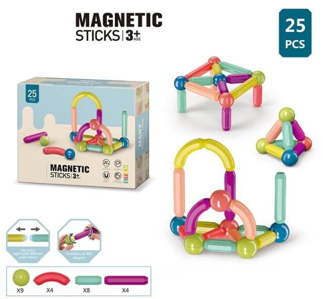 ComfyKid - Magnetic Ball and Rod Set